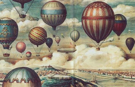Sorcerer S Apprentice Vintage Hot Air Balloon Air Balloon Balloons