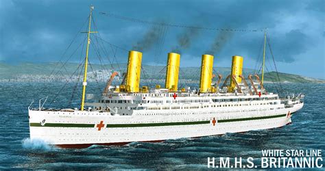 Le Hmhs Britannic A Heurté Une Mine