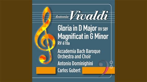 Vivaldi Magnificat In G Minor RV 610a 9 Gloria Patri YouTube Music