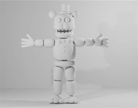 Freddy Fazbear 3D model 3D printable | CGTrader