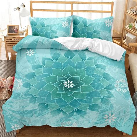 Bohemian Mandala Duvet Cover Size Tie Dye Spiral Duvet Cover Hippie Boho Bedding Set Exotic