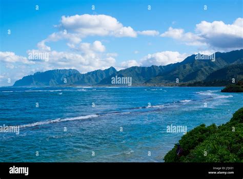 Tropical Paradise Beach Oahu Hawaii Stock Photo - Alamy