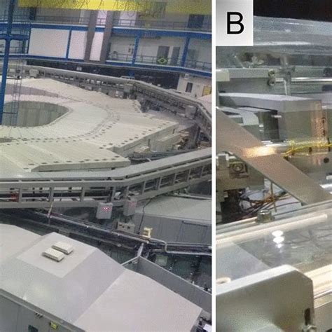 Cyclic accelerator of synchrotron light. (A) The synchrotron... | Download Scientific Diagram