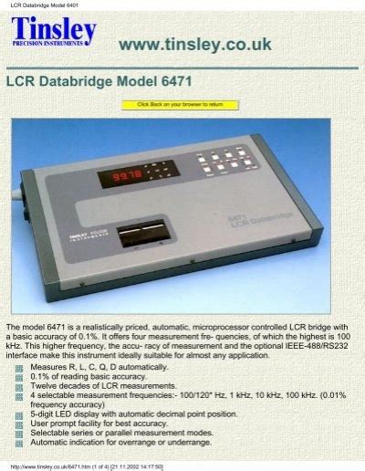 Lcr Databridge Model