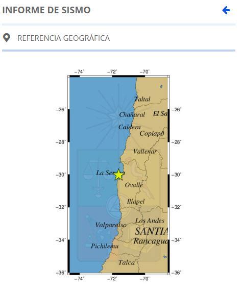 Temblor De Mediana Intensidad Fue Percibido En La Regi N De Coquimbo