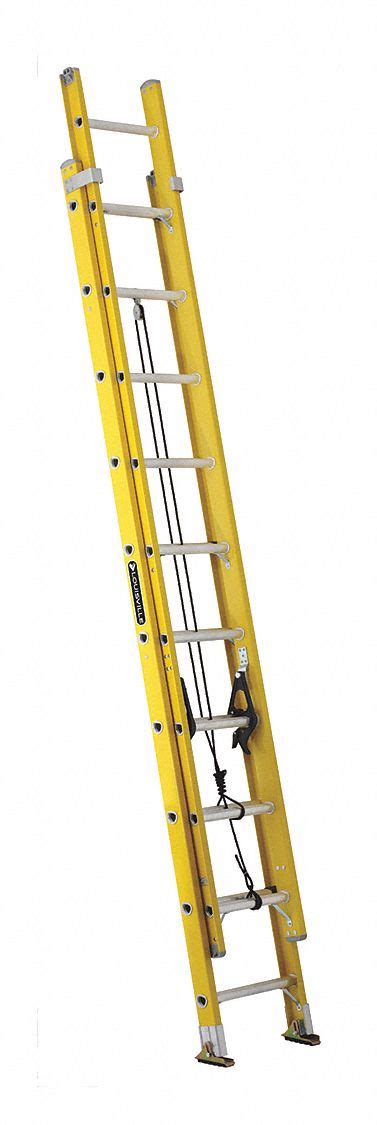 Louisville 20 Ft Industry Ladder Size 17 Ft Extended Ladder Ht Extension Ladder 36y412