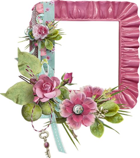 Cadre Photo Png Fleurs Cluster Frame Png Flowers