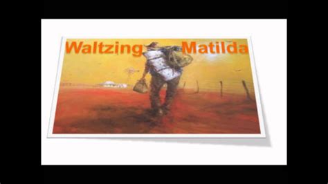 The Band Played Waltzing Matilda Traditional Australian Song Youtube