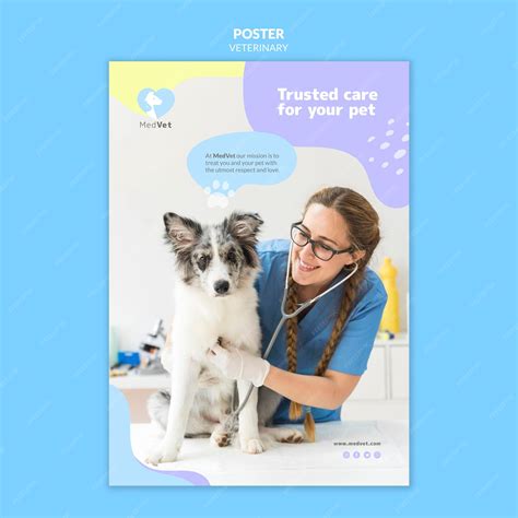 Free Psd Veterinary Clinic Poster Template