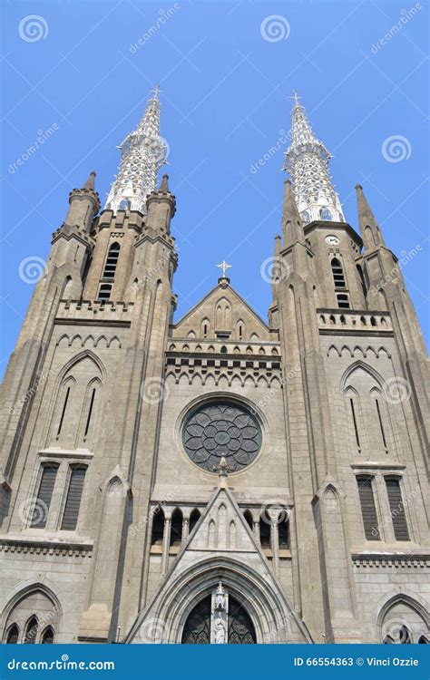 Katedral stock image. Image of katedral, jakarta, gereja - 66554363