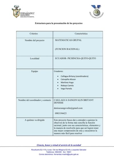 Estructura Para La Presen