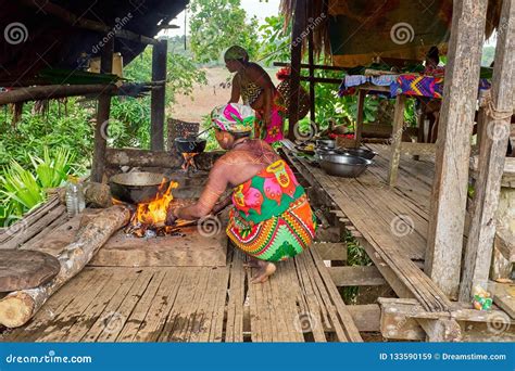 Embera Village Chagres Panama Editorial Stock Image Image Of