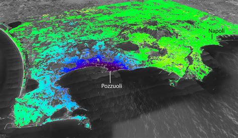 Campi Flegrei - caldera da satellite - Campi Flegrei News