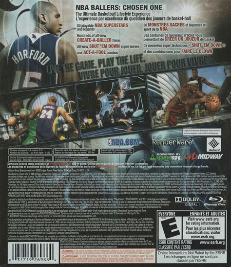 NBA Ballers: Chosen One Box Shot for PlayStation 3 - GameFAQs