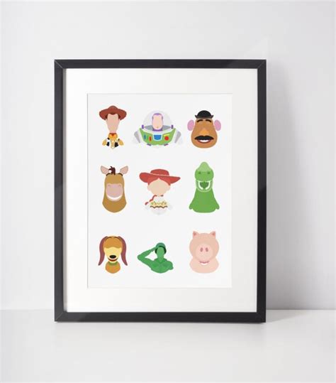 Toy Story Minimalist Posters