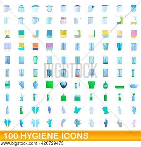 Hygiene Icons Set Vector Photo Free Trial Bigstock