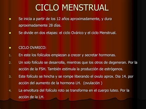 Ciclo Menstrual Ppt