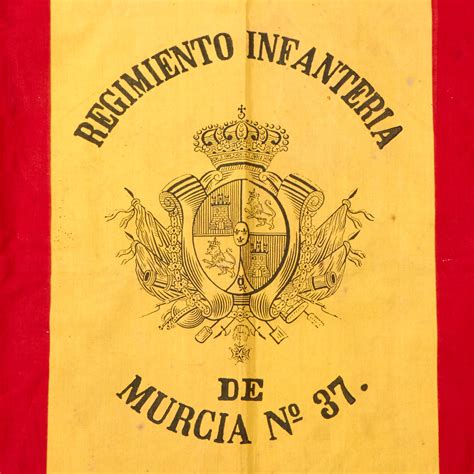 Original Spanish-American War Spanish Army "Knapsack Flag" for Regimie