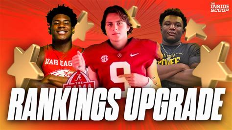 New Star Recruits In Latest Ranking Update Alabama Fsu Clemson