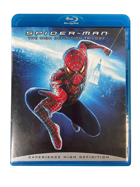 Spider Man 1 2 3 High Definition Trilogy Blu Ray Disc 2007 Complete