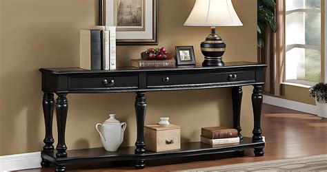 Black Sofa Table Couch Table 13 Best Ideas For 2024