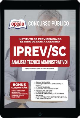 Apostila Iprev Sc Pdf Analista T Cnico Administrativo Ii