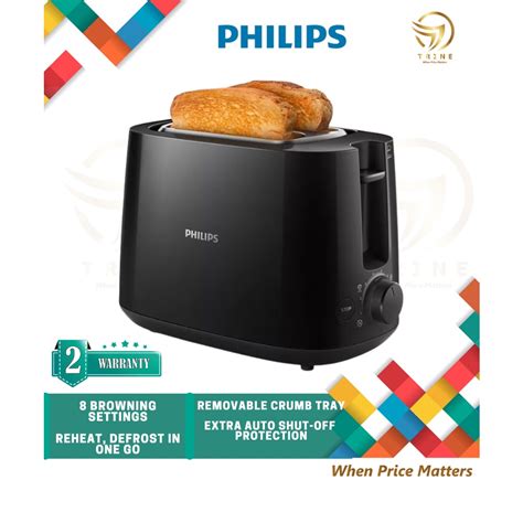 Philips Daily Collection Toaster Slot Hd Hd Shopee Malaysia