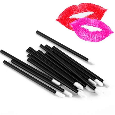 Aliexpress Buy Pcs Lot Black Disposable Lip Brushes Set Multi