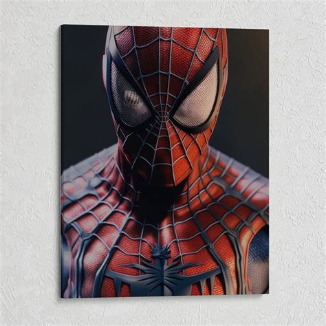 Spider Man Poster Spider Man Canvas Wall Art Avangers Canvas Wall Art Framed Canvas Wall Art