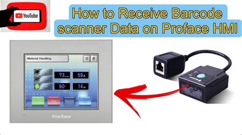 Receive Barcode Scanner Data On Proface HMI GP Pro EX Fixed Newland