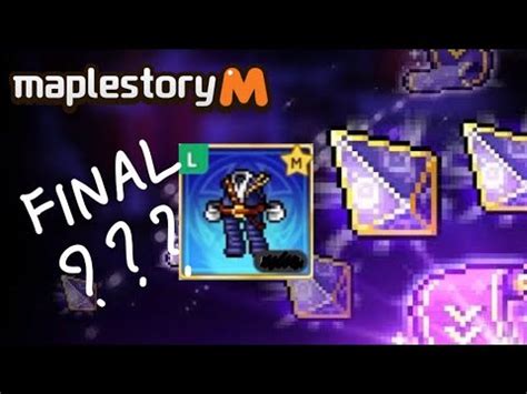 MapleStory M Necro Outfit Exaltation Final Part YouTube