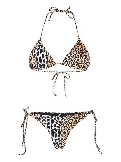 REINA OLGA Love Triangle Fit Bikini Neutrals Editorialist