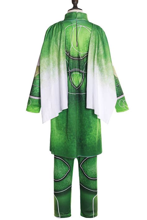 Eternals Sersi Green Battle Suit Halloween Costume – YawBako