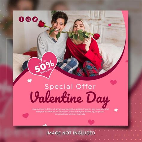 Premium Psd Valentine Sale Banner Template