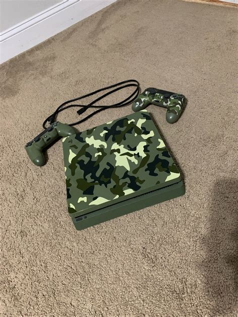 Sony PlayStation 4 Slim 1TB Console Camo With 2 Controllers And Energy