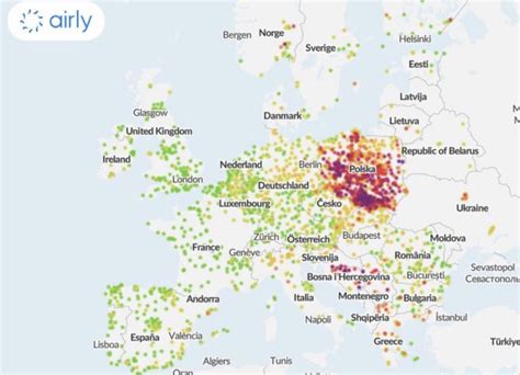 Ta Mapa Przera A Polska Ma Najgorsze Powietrze W Europie Wie Ci Pl