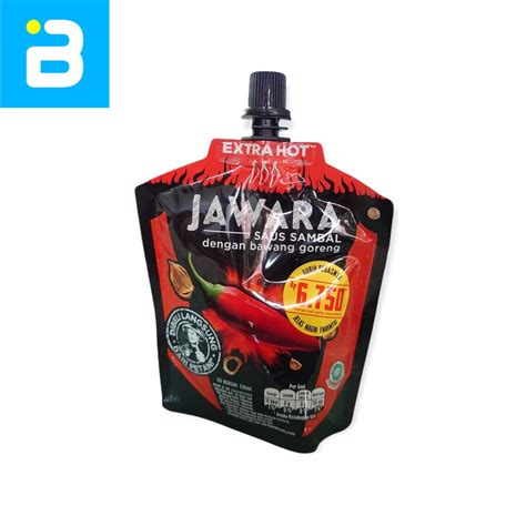 Jual Jawara Saus Sambal Bawang Goreng Extra Hot Pouch ML Shopee Indonesia