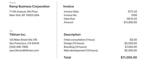 How To Make An Invoice 6 Simple Steps Ramp