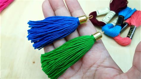 Diy Easy Tassel Making For Beginer Make Money With Embroidery Thread