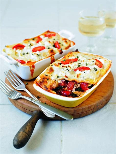 Roasted Vegetable And Goat S Cheese Lasagne Recipe Delicious Magazine