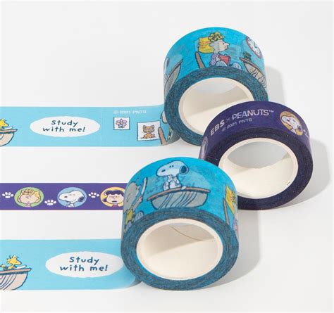 Peanuts Masking Tape Classroom Snoopy Washi Tape Etsy