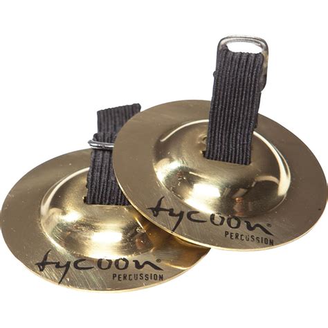 Tycoon Percussion Finger Cymbal Pair Thpfc Bandh Photo Video