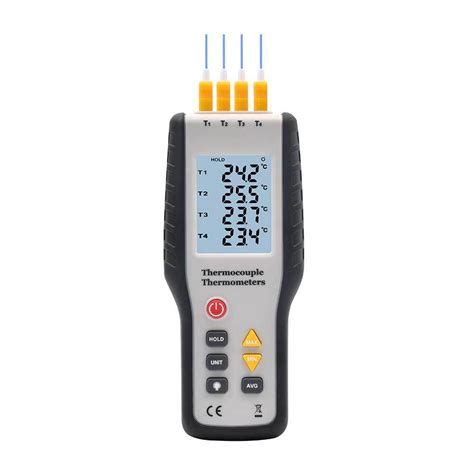 Handheld Thermometer Readout Thermocouples Temperature Recorder Data