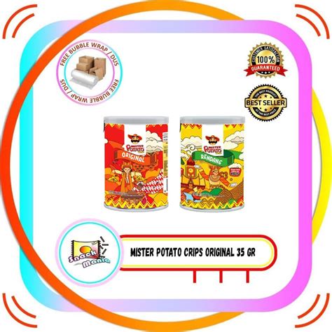 Jual Mister Mr Potato Crips Original Rendang Gr Keripik Kentang