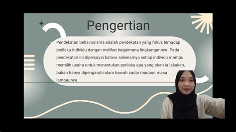 Yunita Embong Bulan BKI21 Pendekatan Behaviorisme YouTube