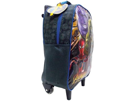 Mochila Infantil Escolar Masculina Marvel Avengers Infinity War De