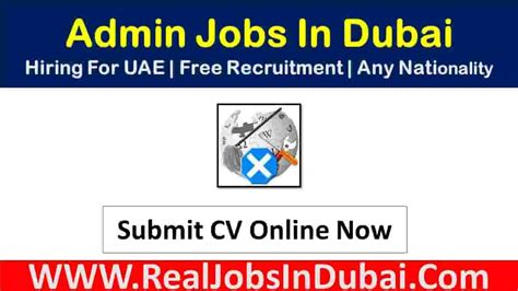 Admin Jobs In Dubai Abu Dhabi Sharjah Ajman UAE 2024 RealJobs