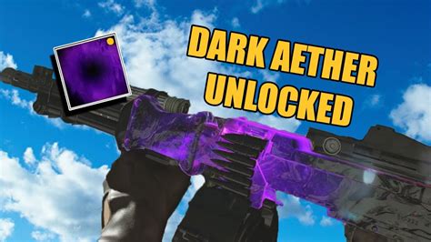 Dark Aether Camo Unlocked Call Of Duty Black Ops Cold War Youtube