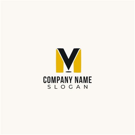 Premium Vector M And V Lettermark Logo Design