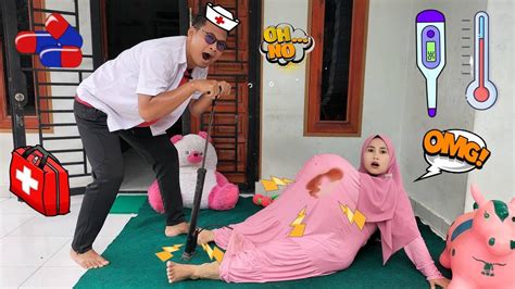 Drama Lucu Ibu Hamil Melahirkan Gara Gara Perutnya Di Pompa